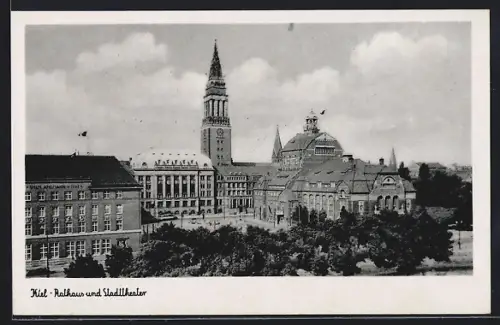 AK Kiel, Rathaus und Stadttheater