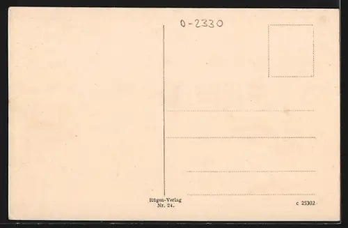 AK Bergen a. Rügen, Totalansicht