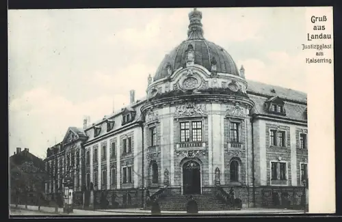 AK Landau / Pfalz, Justizpalast am Kaiserring