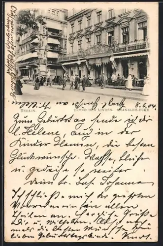 AK Berlin, Kranzler-Ecke Unter den Linden