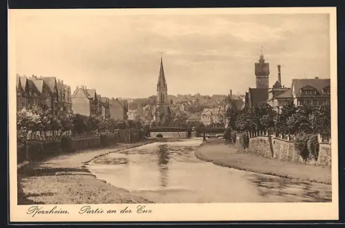 AK Pforzheim, Partie an der Enz