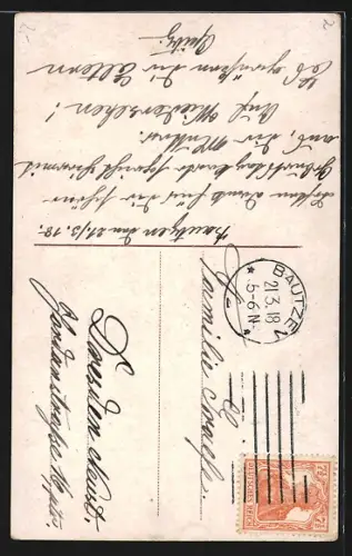 AK Bautzen, Alte Wasserkunst, Michaeliskirche, Kronprinzenbrücke