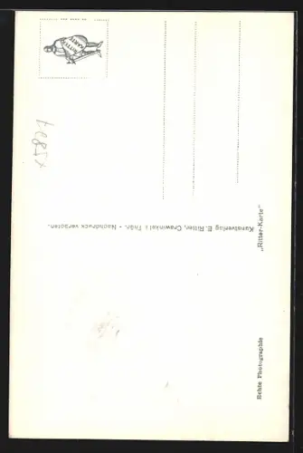 AK Schwarzwald b. Ohrdruf, Ortsansicht mit Gasthaus und umliegenden Häusern