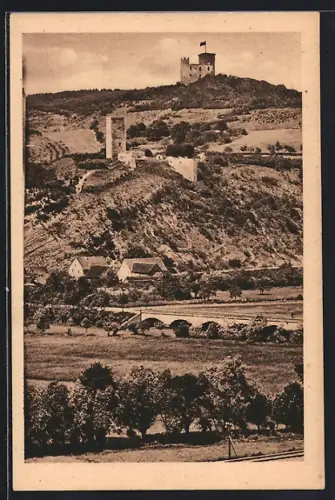 AK Sachsenburg / Thüringen, Thüringer Pforte, Burgruine
