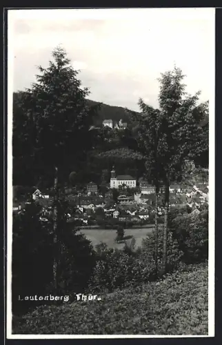 AK Leutenberg /Thür., Ortsansicht mit Kirche
