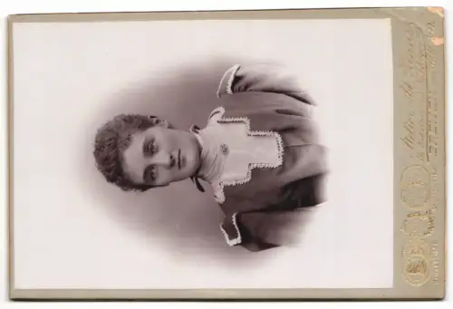 Fotografie Adolf Zinne, Bremen, Wall 160, Ansicht Bremen, Frontansicht des Atelierhaus nebst Anschrift