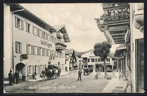 AK Tegernsee, Hotel Guggemos, Buchbinderei
