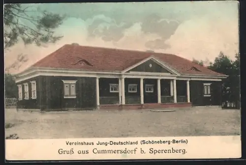 AK Cummersdorf / Mellensee, Vereinshaus des Jungdo, Jungdeutscher Orden Schöneberg-Berlin