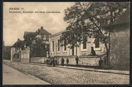 AK Kiel, Dänischestrasse, Kunsthalle und ehem. Laboratorium