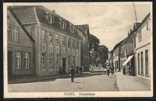 AK Varel / Jadebusen, Partie in der Neuestrasse