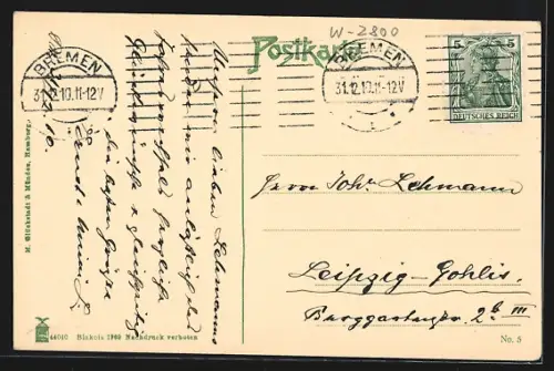 AK Bremen, Urania in der Hutfilterstrasse