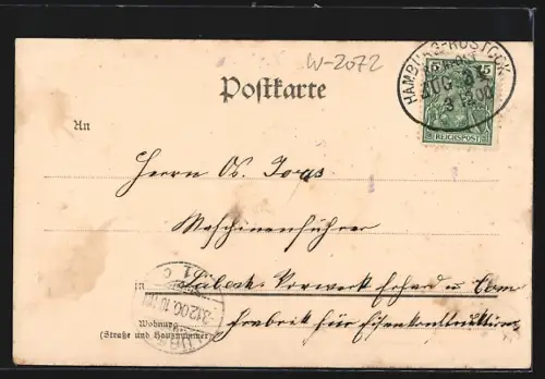 AK Bargteheide, 1te Bahnhofstrasse