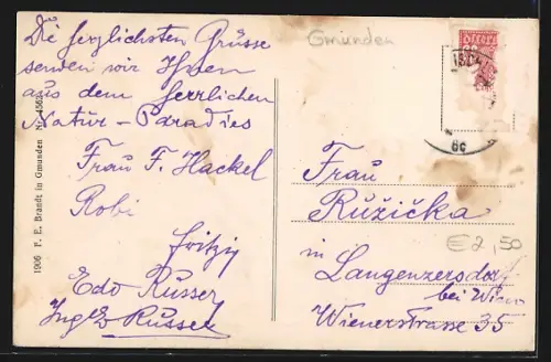 AK Bad Ischl, Salzkammergut, Teilansicht vom Wildenstein