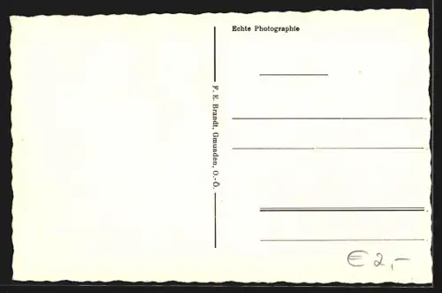 AK Vorchdorf, Ortsansicht mit Traunstein