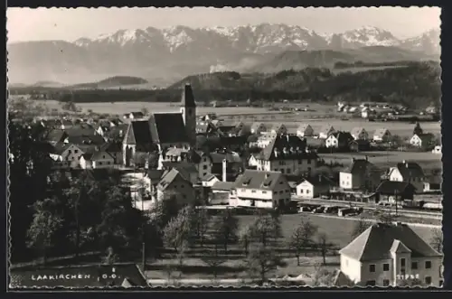 AK Laakirchen /O. Ö., Teilansicht mit Kirche