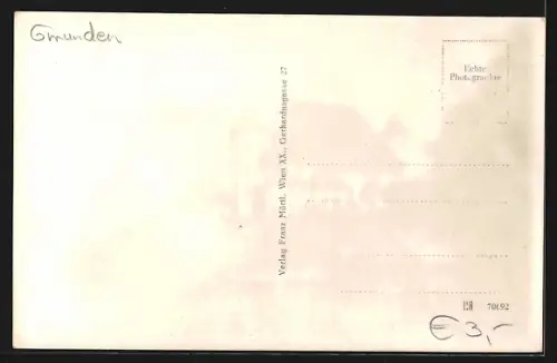 AK Traunkirchen, Blick zur Pfarrkirche