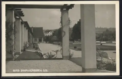 AK Bad Schallerbach /O. D., Ortspartie