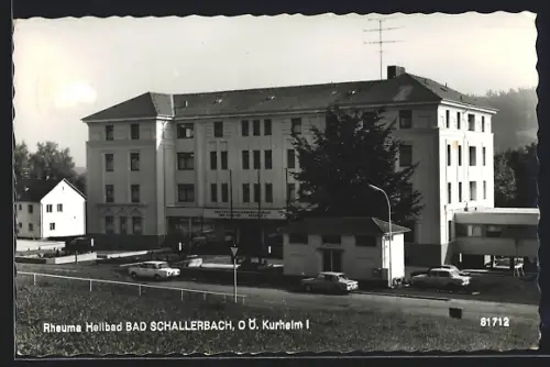 AK Bad Schallerbach /O. Ö., Kurheim mit Strassenpartie