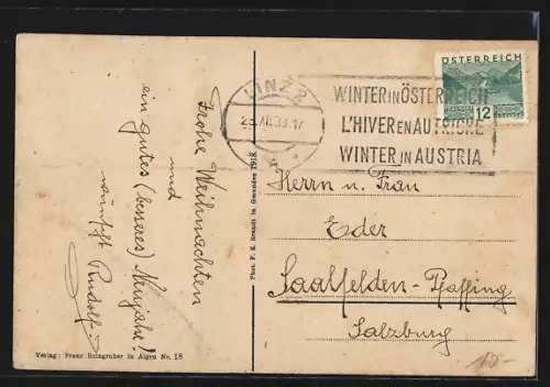 AK Rohrbach /Ob.-Oest., Ortspartie mit Kirche