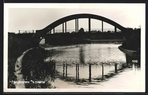 AK Neuhofen a. d. Krems, Blick auf die Brücke