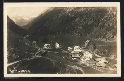 AK Vent im Ötztal, Teilansicht mit Bergen