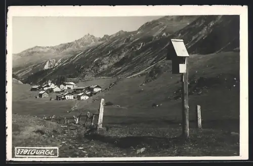 AK Gurgl, Teilansicht mit Vogelhaus