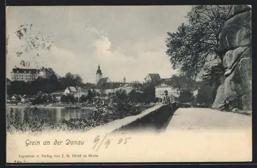 AK Grein a. Donau, Ortsansicht
