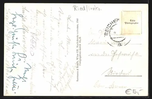 AK Reichersberg /O.-Oe., Stift, Fliegeraufnahme