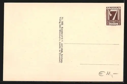 AK Uttendorf /O.-Oe., Marktplatz aus der Vogelschau