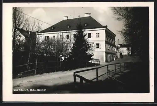 AK St. Pantaleon /O.-Oe., Wildshut, Bräu-Gasthof