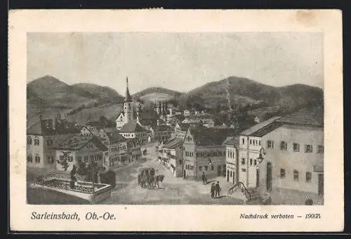 AK Sarleinsbach, Blick in den Ort