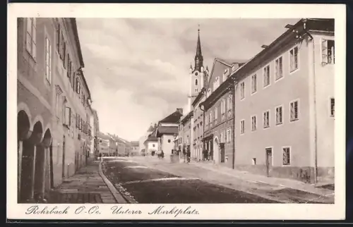 AK Rohrbach /O.-Oe., Unterer Marktplatz