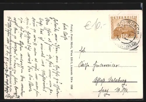 AK Rohrbach /O.-Oe., Unterer Marktplatz