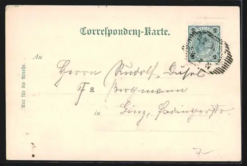 AK Kirchschlag bei Linz, Ortsansicht vom Feld aus