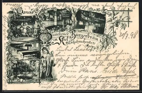 AK Kiel, Restaurant Münchener Bürgerbräu, Schuhmacherstr. 20