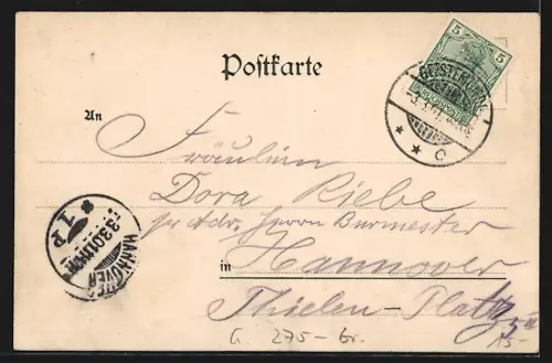 AK Geestemünde, Partie in der Georgstrasse