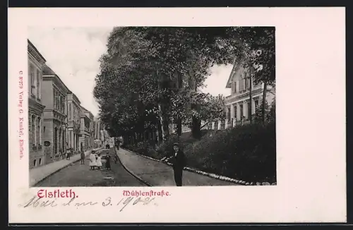 AK Elsfleth, Partie in der Mühlenstrasse