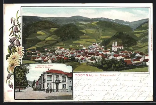 AK Todtnau im Schwarzwald, Gasthaus z. Bären, Besitzer J. Ebner