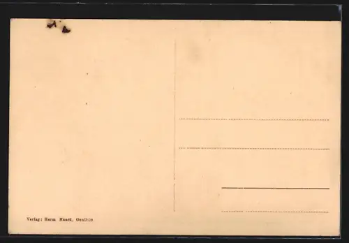 AK Paplitz / Genthin, Restaurant zum deutschen Hause, Inh. Herm. Mangelsdorf, Kirche, Schule