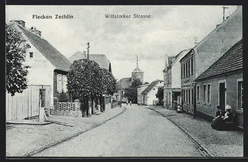 AK Zechlin, Partie in der Wittstocker Strasse