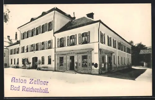 AK Bad Reichenhall, Geschäft Anton Zellner