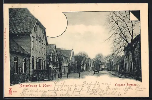 AK Rotenburg i. Hann., Grosse Strasse