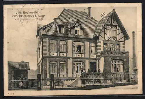 AK Grossalmerode b. Kassel, Villa Boehm-Heim