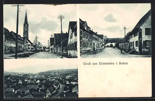 AK Eichstetten i. Baden, Strassenpartien, Totalansicht