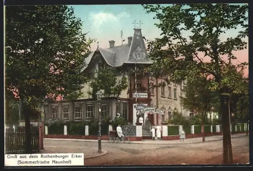 AK Naunhof / Lindhardt, Cafe-Restaurant Rothenburger Erker