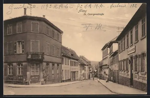 AK Alzey, St. Georgenstrasse
