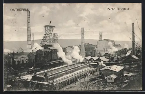 AK Osterfeld / Oberhausen, Kohlenzeche Osterfeld