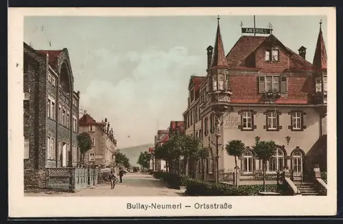 AK Bullay-Neumerl, Hotel Andries in der Ortsstrasse