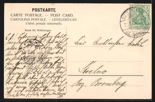 AK Siegersleben, Kirche an der Hauptstrasse