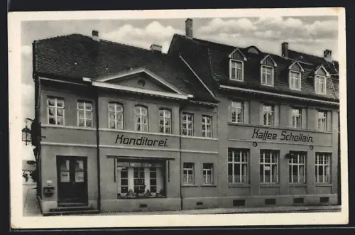 AK Buttstädt /Thür., Café und Konditorei Schollain
